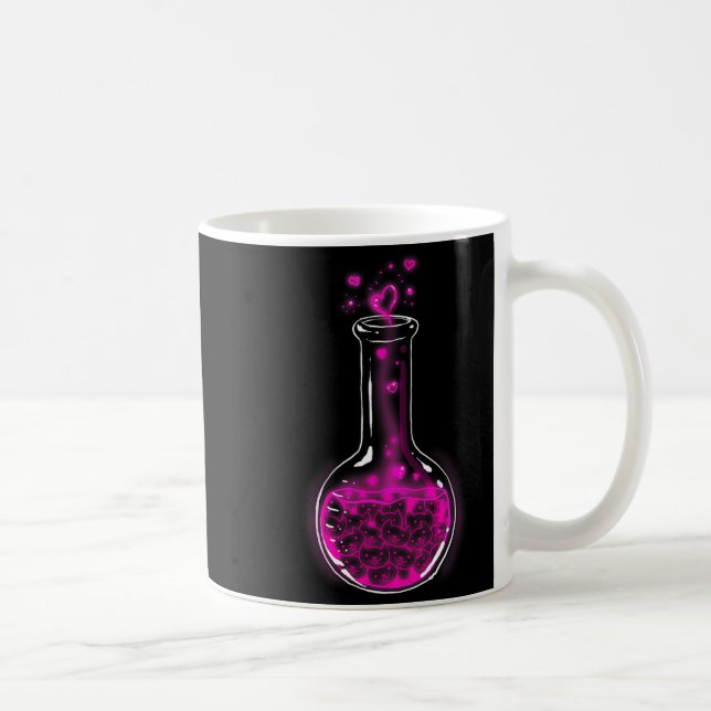 Love Formula Cats Lovers Cat Lab Lady Valentines  Kaffemugg (Höger)