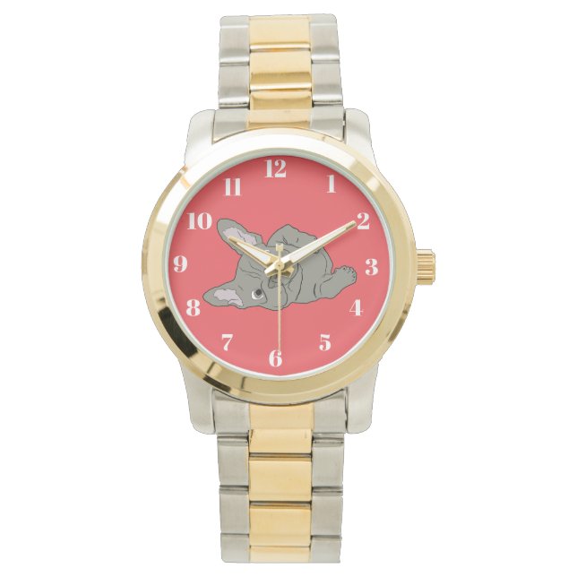 Love French Bulldog Armbandsur (Framsida)