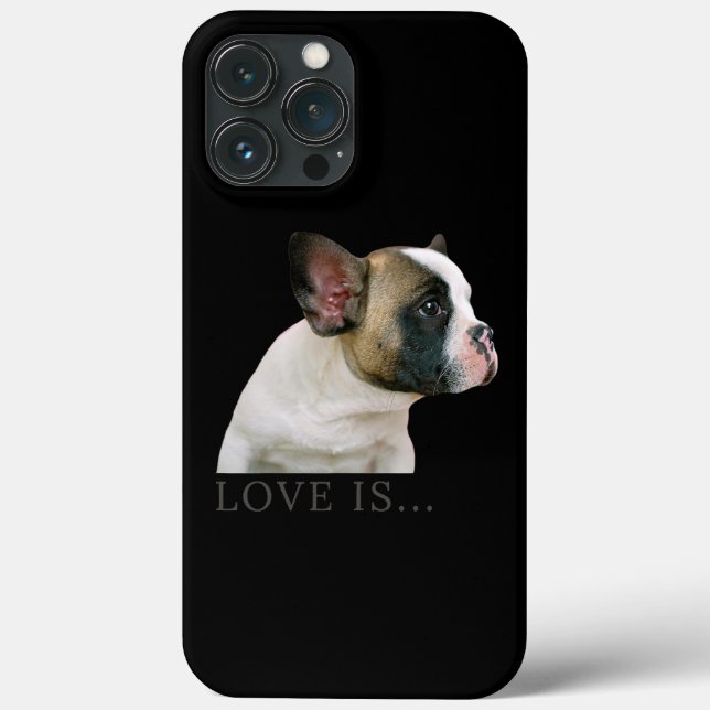 Love French Bulldog Frenchie Mom Dad Dog Puppy (Baksida)