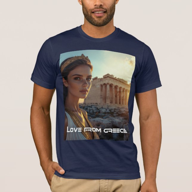 LOVE FROM GREECE T SHIRT (Framsida)