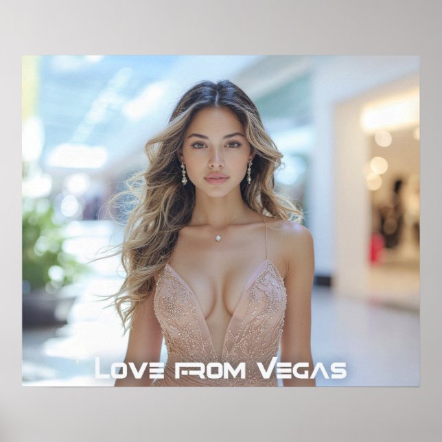 LOVE FROM VEGAS POSTER (Framsidan)