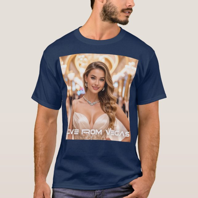 LOVE FROM VEGAS T SHIRT (Framsida)