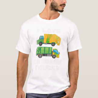 Love Garbage Trucks Shirt Toddler T
