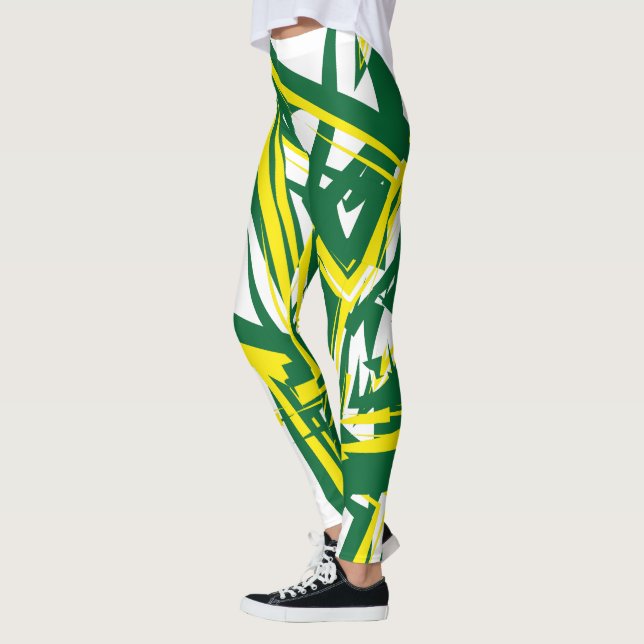 LOVE GEOMESKY ANIMALS gorilla BY MASANSER Leggings (Vänster)