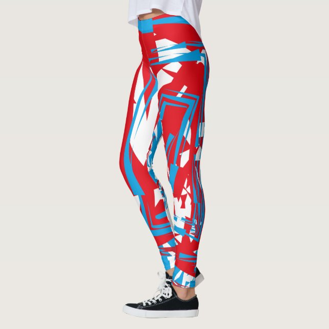 LOVE GEOMESKY ANIMALS snail BY MASANSER Leggings (Vänster)