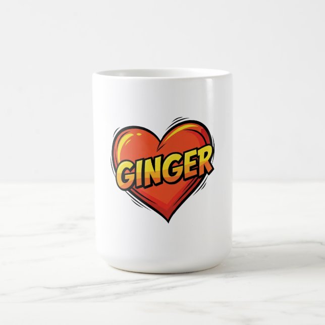 Love Ginger Kaffemugg (Center)