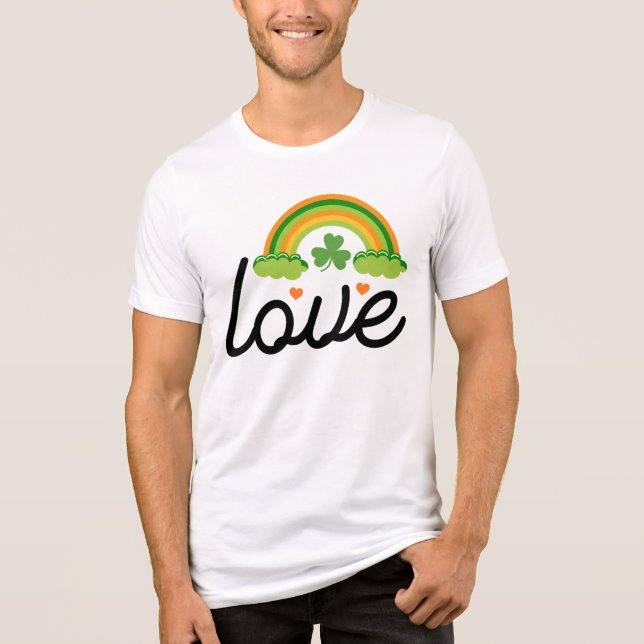 Love Gnome Patty's Day Shirt, St. Patricks Day T Shirt (Framsida)