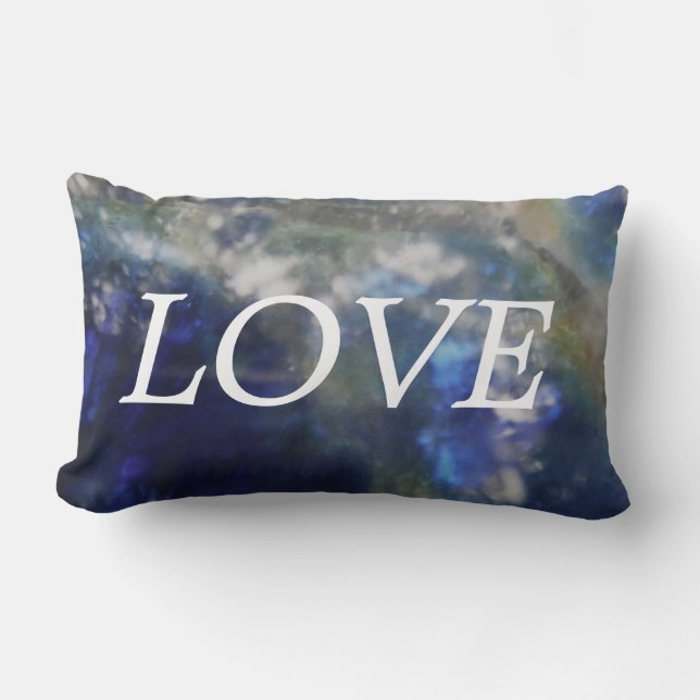 lOVE grön Murgröna inspiration kudde (Framsida)