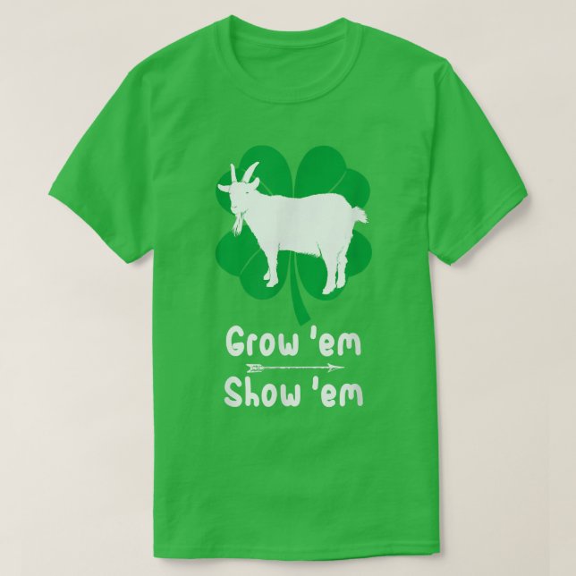 Love Growing, Showing Livestock Farmer Costume  T Shirt (Design framsida)