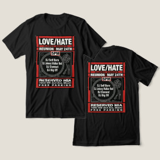 LOVE/HATE CLASSIC SUNDAYS Återförenings T-shirt #2