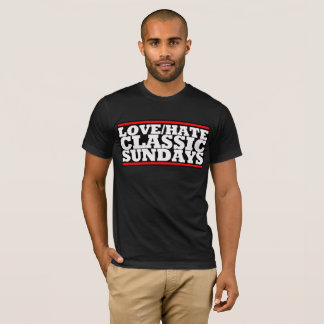 LOVE/HATE CLASSIC SUNDAYS Logotyp T-shirt