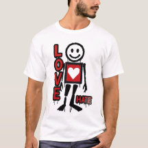 Love Hate Inspirerad Grafik