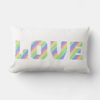 LOVE & HEAL: Dual-Sided Rainbow Affirmation Throw  Lumbarkudde