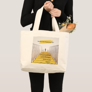 Love Healing Tote bag Jumbo Tygkasse