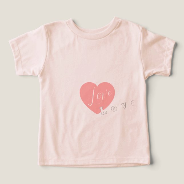 Love heart aesthetic tee (Design Framsida)
