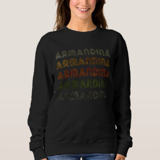 Love Heart Armandina Vintage Stil Svart Armandina T Shirt