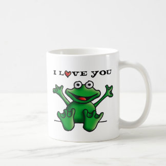 love heart frog kaffemugg