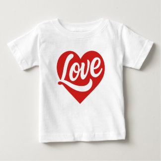 Love Heart Logo – Red Romantic Symbol T Shirt