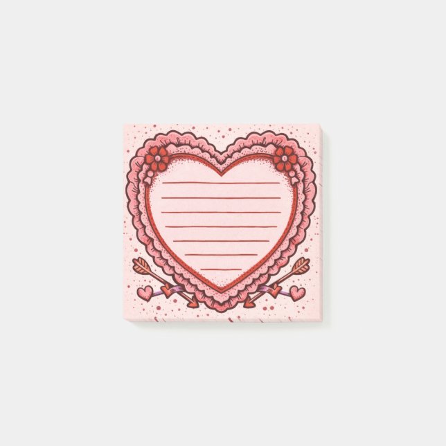 Love Heart Post-it Block (Framsida)