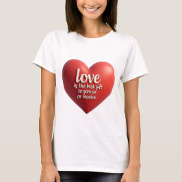 love heart t shirt