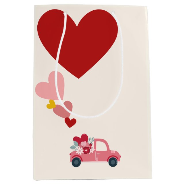 Love & Hearts Gift Bag (Framsidan)