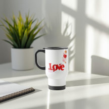 Love & Hearts Travel Mug