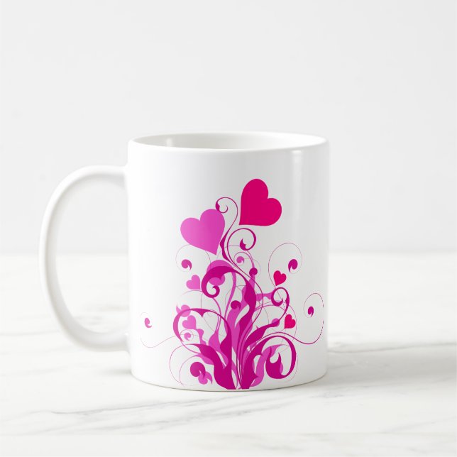 Love Hearts Tree-25053 Kaffemugg (Vänster)