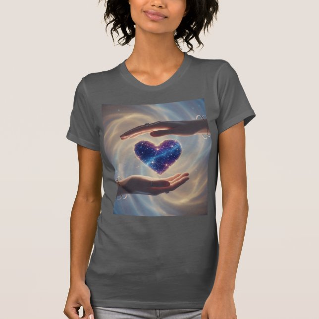 Love Held With Sacred Intention T Shirt (Framsida)