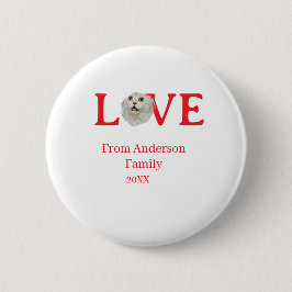 Love holidays cat photo pet family name bold lette knapp