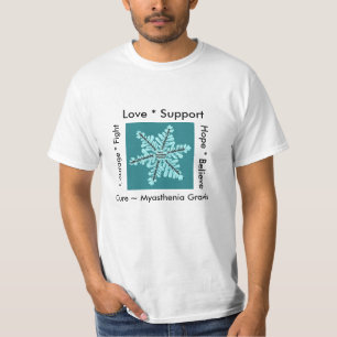 Love/Hope/slagsmål/bot - Myastheniamedvetenhet Tröja