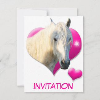 Love Horse Invitation Inbjudningar