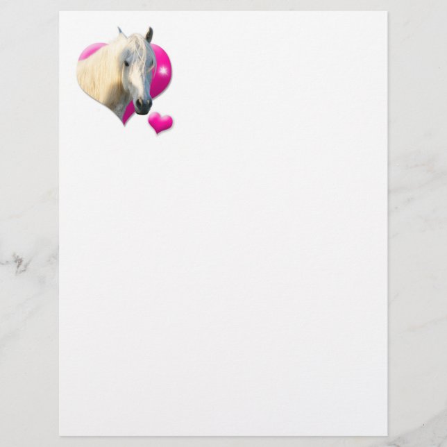 Love Horse Papier à Lettre (Framsida)