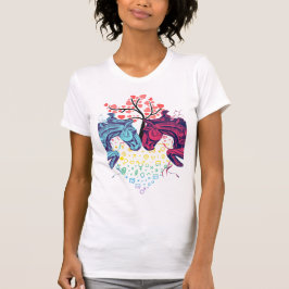 Love Horses - T-shirt Free Woman