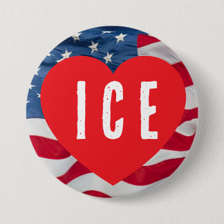 LOVE ICE HEART W/FLAG KNAPP