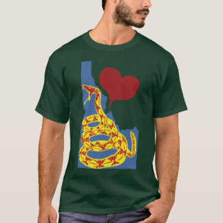 Love Idaho Gadsen Snake T Shirt