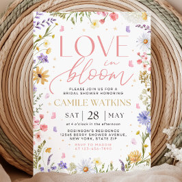 Love in Bloom Bridal Shower Invitation Inbjudningar