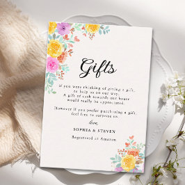 Love in Bloom spring flowers wedding Tilläggskort