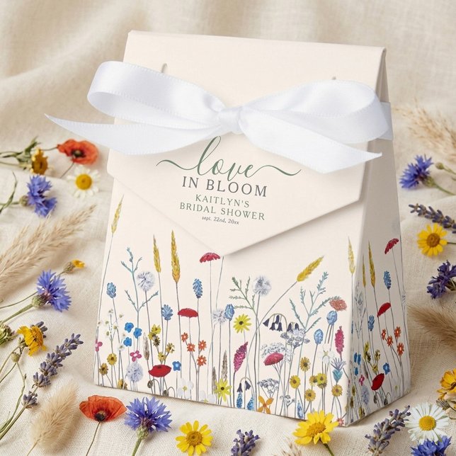 Love in Bloom Wildflower Meadow Bridal Shower Presentaskar (Skapare uppladdad)