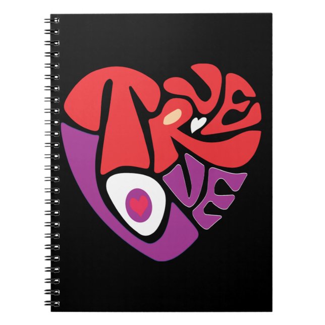  “Love in Bold Strokes” T-Shirt Anteckningsbok (Framsidan)