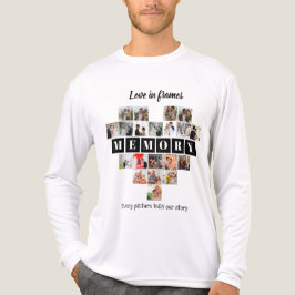 Love in Frames Heart 20 Photo Collage Romantic T Shirt