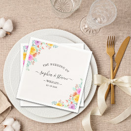 Love in Full Bloom – Springtime Wedding Pappersservett