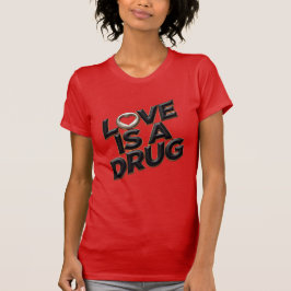 Love Is A Drug 3D Chrome Heart Y2K Streetwear T Shirt