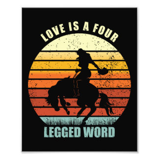 Love Is A Four Legged Word - Hores lovers Fototryck
