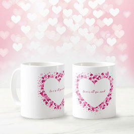 Love Is All You Need Heart Frame Mug Kaffemugg