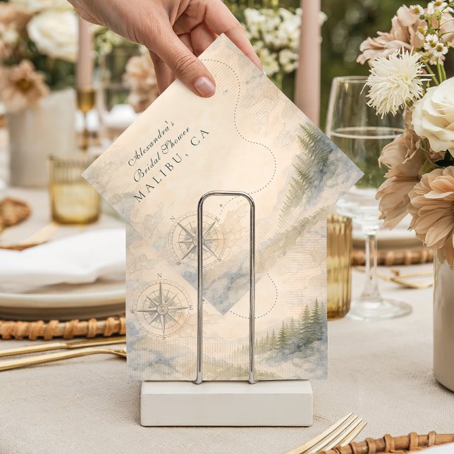 Love Is An Adventure Bridal Shower Pappersservett (Skapare uppladdad)