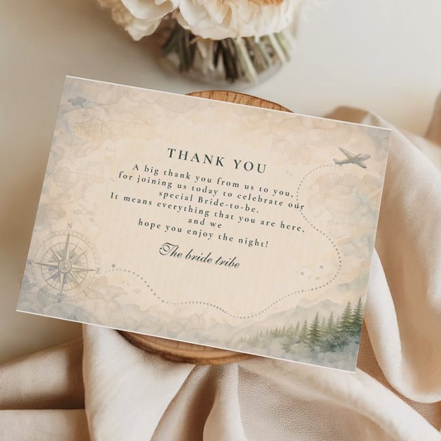 Love Is An Adventure Bridal Shower Tack Kort (Skapare uppladdad)