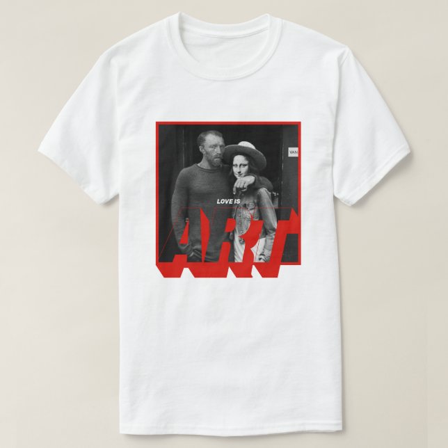 Love Is Art T Shirt (Design framsida)