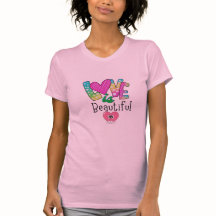 "Love Is Beautiful Dam T-Shirt – Romantisk & In
