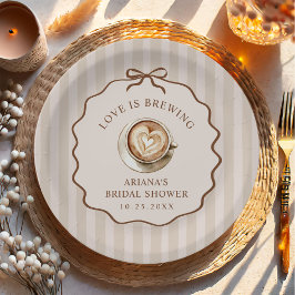 Love is Brewing Bow Coffee Bridal Shower 