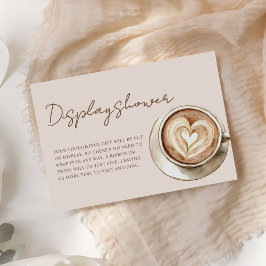 Love is Brewing Bridal Shower Display Shower Tilläggskort